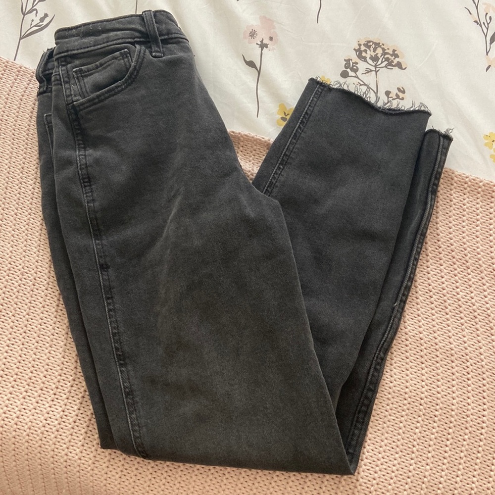Womens black hollister mom jeans